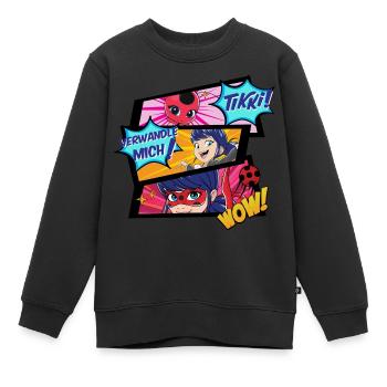 Miraculous Tikki Verwandle Mich - Kinder Premium Organic Sweatshirt - Schwarz - Vorne - AI Model Kid Female (0cm)