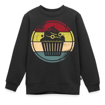 Bäcker Konditor - Kinder Premium Organic Sweatshirt - Schwarz - Vorne - AI Model Kid Female (0cm)