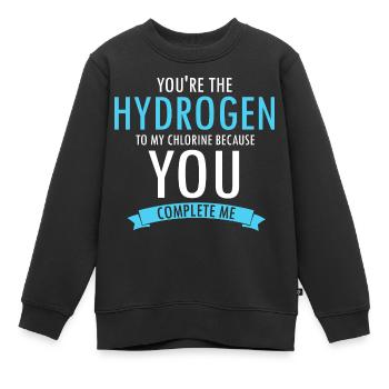 Pool Guy Design pour PoolBoy et Pool Cleaner - Sweat Premium enfant bio - noir - Devant - AI Model Kid Female (0cm)