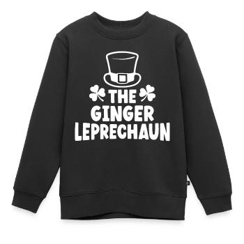 Der Ingwer-Kobold - Kinder Premium Organic Sweatshirt - Schwarz - Vorne - AI Model Kid Female (0cm)