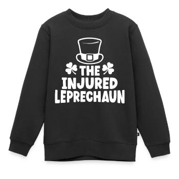 Le lutin blessé - Sweat Premium enfant bio - noir - Devant - AI Model Kid Female (0cm)