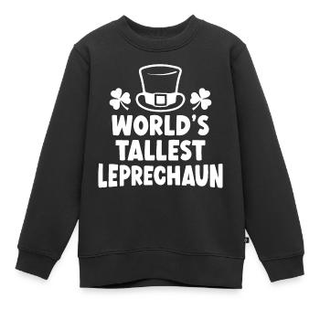 Der größte Kobold der Welt - Kinder Premium Organic Sweatshirt - Schwarz - Vorne - AI Model Kid Female (0cm)
