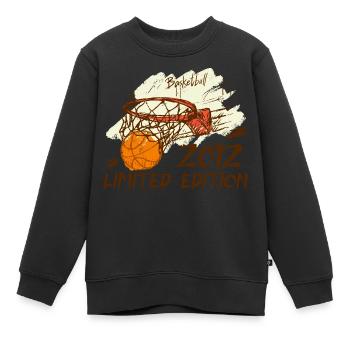 2012 Édition Limitée Basketball Anniversaire 2012 - Sweat Premium enfant bio - noir - Devant - AI Model Kid Female (0cm)
