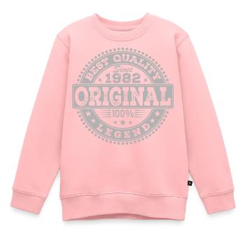 42. Geburtstag Original 1982 Vintage-Geschenk - Kinder Premium Organic Sweatshirt - Rosa - Vorne - AI Model Kid Female (0cm)