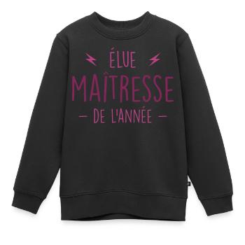 Gewählte Herrin des Jahres - Formidable Mistress - Kinder Premium Organic Sweatshirt - Schwarz - Vorne - AI Model Kid Female (0cm)