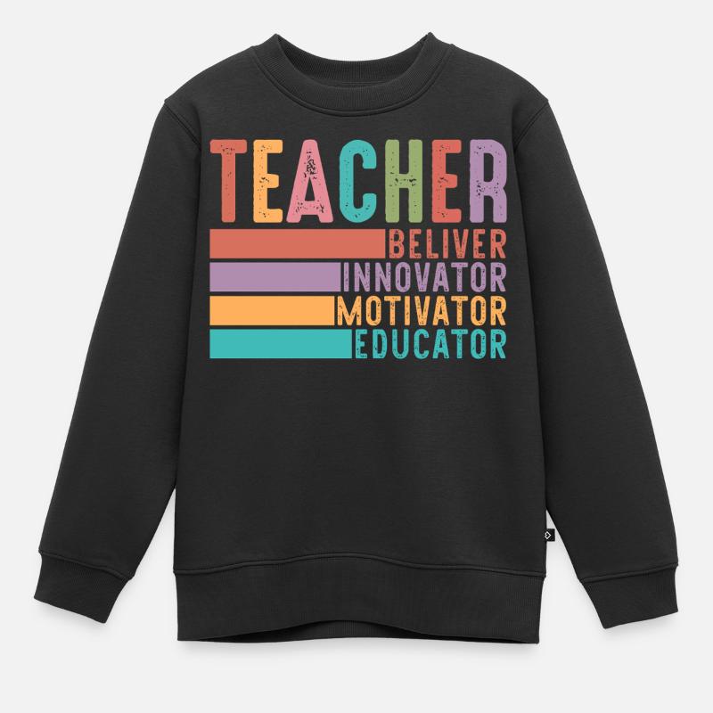 Lehrer - Kinder Premium Organic Sweatshirt - Schwarz