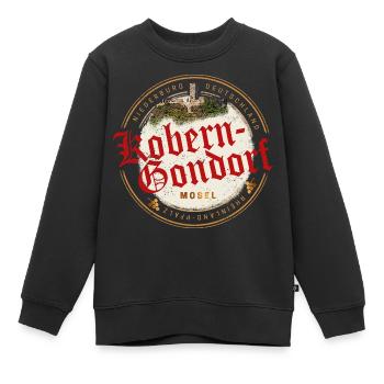 Kobern Gondorf Vintage Mosel Rheinland-Pfalz - Kinder Premium Organic Sweatshirt - Schwarz - Vorne - AI Model Kid Female (0cm)