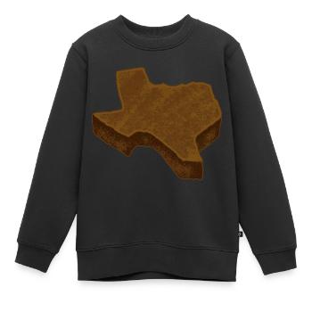 Menu de gâteaux pour les amateurs de cuisine texane - Sweat Premium enfant bio - noir - Devant - AI Model Kid Female (0cm)