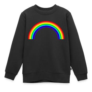 Bogen in Den Himmel - Kinder Premium Organic Sweatshirt - Schwarz - Vorne - AI Model Kid Female (0cm)
