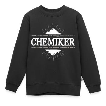 Chemiker Beruf - Kinder Premium Organic Sweatshirt - Schwarz - Vorne - AI Model Kid Female (0cm)