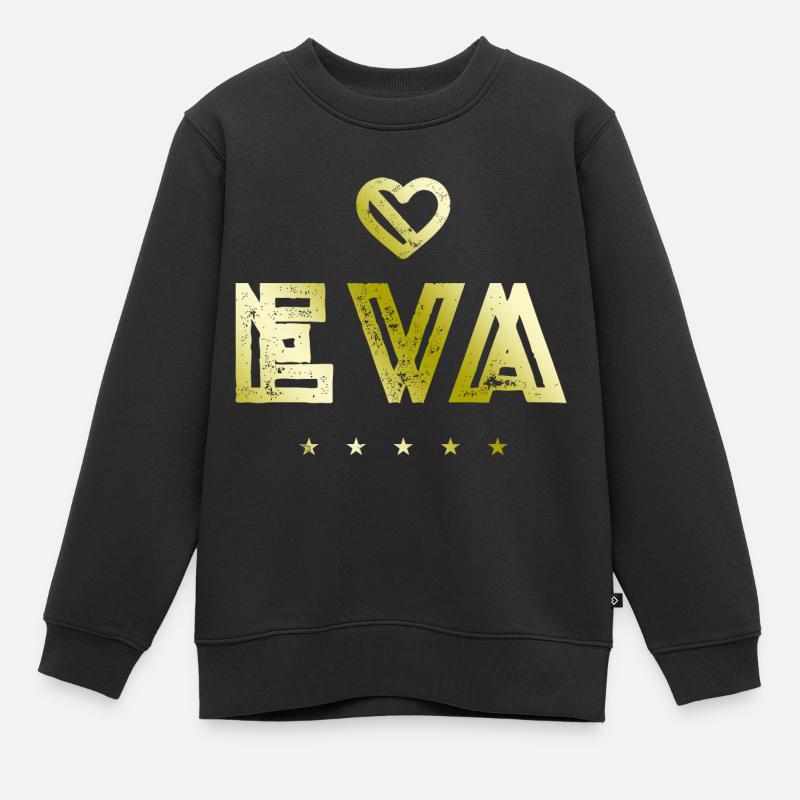 Eva Herz - Sweat Premium enfant bio - noir