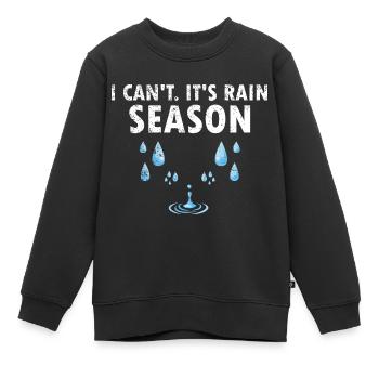 Pool Guy Design pour PoolBoy et Pool Cleaner - Sweat Premium enfant bio - noir - Devant - AI Model Kid Female (0cm)