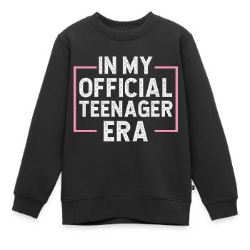 13ème anniversaire fille idée cadeau ado - Sweat Premium enfant bio - noir - Devant - AI Model Kid Female (0cm)