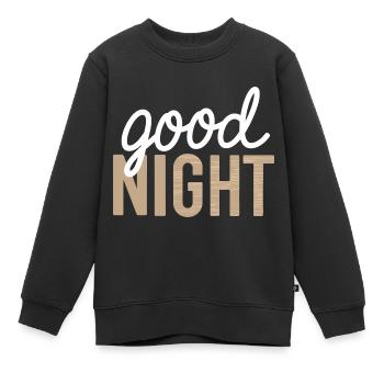 Gute Nacht - Kinder Premium Organic Sweatshirt - Schwarz - Vorne - AI Model Kid Female (0cm)