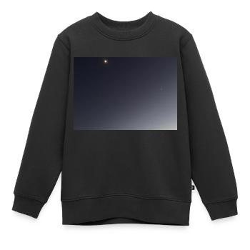 Die Nacht - Kinder Premium Organic Sweatshirt - Schwarz - Vorne - AI Model Kid Female (0cm)