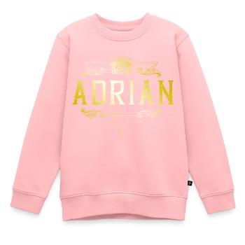 Adrian - Kids Premium Organic Sweatshirt - rose - Front - AI Model Kid Female (0cm)