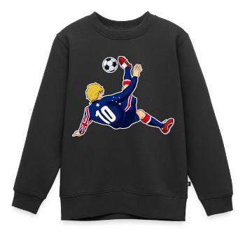 Australian National Soccer Team I Football - Kinder Premium Organic Sweatshirt - Schwarz - Vorne - AI Model Kid Female (0cm)