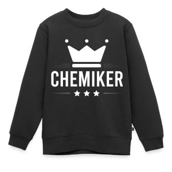 Chemiker Beruf - Kinder Premium Organic Sweatshirt - Schwarz - Vorne - AI Model Kid Female (0cm)