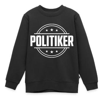 Politiker Beruf - Kinder Premium Organic Sweatshirt - Schwarz - Vorne - AI Model Kid Female (0cm)
