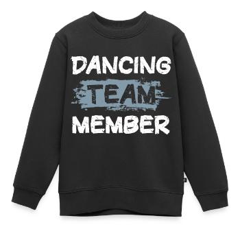 Dancing Team - Kinder Premium Organic Sweatshirt - Schwarz - Vorne - AI Model Kid Female (0cm)