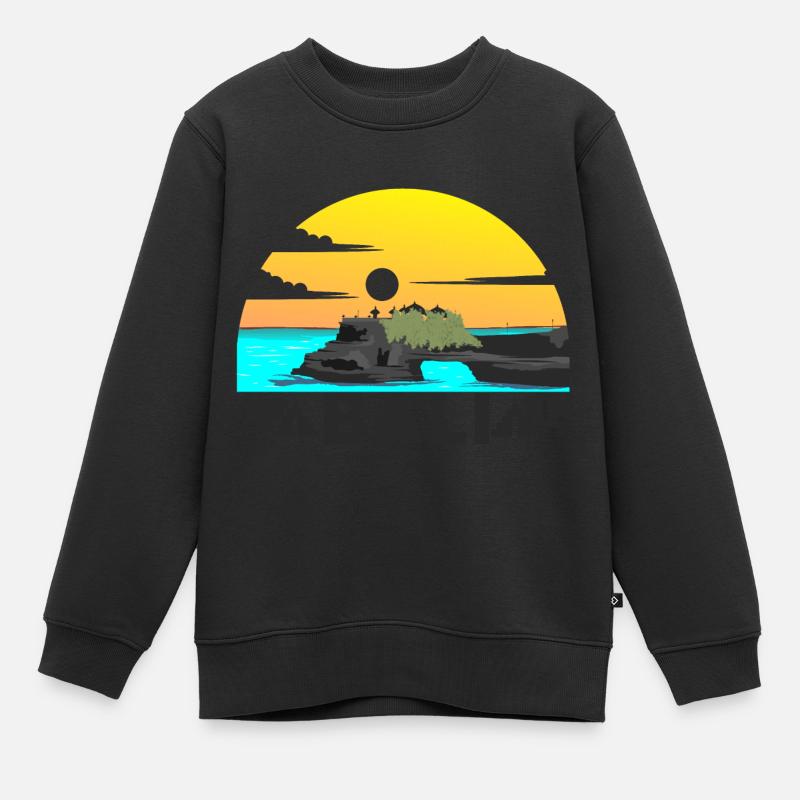 Bali - Sweat Premium enfant bio - noir