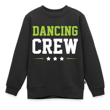 Dancing Crew - Kinder Premium Organic Sweatshirt - Schwarz - Vorne - AI Model Kid Female (0cm)