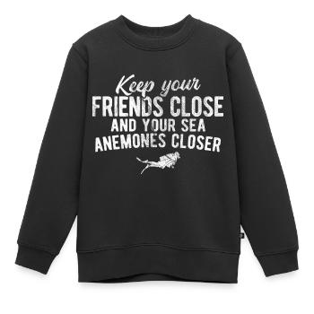 Apnoetaucher Freitaucher Taucher - Kinder Premium Organic Sweatshirt - Schwarz - Vorne - AI Model Kid Female (0cm)