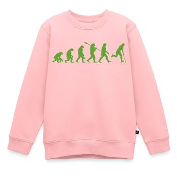 Evolution Hockey - Kinder Premium Organic Sweatshirt - Rosa - Vorne - AI Model Kid Female (0cm)