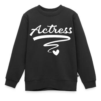 Actrice Actrice - Sweat Premium enfant bio - noir - Devant - AI Model Kid Female (0cm)