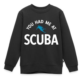 Apnoetaucher Freitaucher Taucher - Kinder Premium Organic Sweatshirt - Schwarz - Vorne - AI Model Kid Female (0cm)
