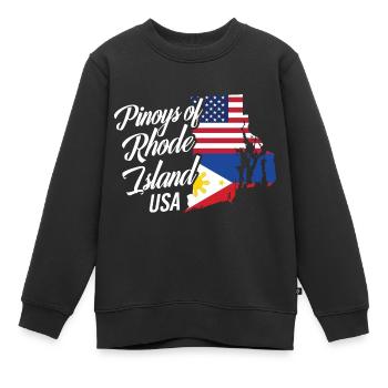 Filipinos of Rhode Island Design für stolze - Kinder Premium Organic Sweatshirt - Schwarz - Vorne - AI Model Kid Female (0cm)