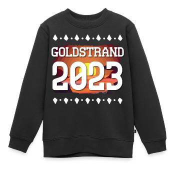 Sables d’or 2023 (Garantie du prix le plus bas) - Sweat Premium enfant bio - noir - Devant - AI Model Kid Female (0cm)