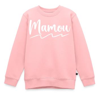 Mamou - Sweat Premium enfant bio - rose - Devant - AI Model Kid Female (0cm)