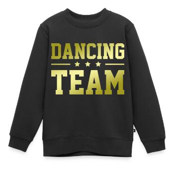 Dancing Team - Kinder Premium Organic Sweatshirt - Schwarz - Vorne - AI Model Kid Female (0cm)