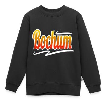 Bochum - Kinder Premium Organic Sweatshirt - Schwarz - Vorne - AI Model Kid Female (0cm)