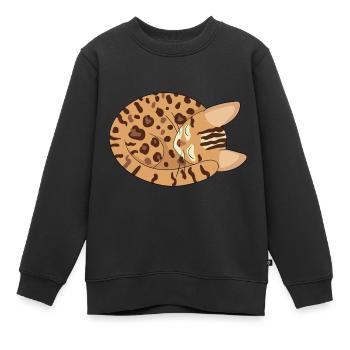 Bengal Hauskatze Katzendame - Kinder Premium Organic Sweatshirt - Schwarz - Vorne - AI Model Kid Female (0cm)