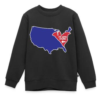 South Carolina für patriotische South Carolinas - Kinder Premium Organic Sweatshirt - Schwarz - Vorne - AI Model Kid Female (0cm)