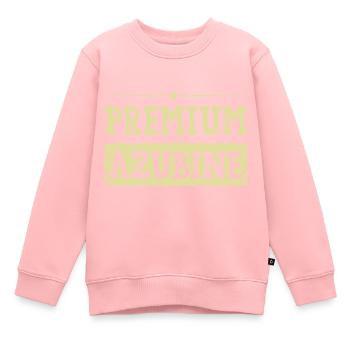 Premium Azubine - Kinder Premium Organic Sweatshirt - Rosa - Vorne - AI Model Kid Female (0cm)
