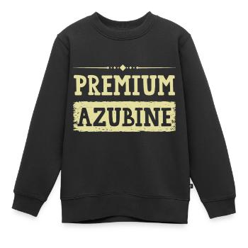 Premium Azubine - Kinder Premium Organic Sweatshirt - Schwarz - Vorne - AI Model Kid Female (0cm)