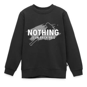 Hausabriss und Renovierungs Design - Kinder Premium Organic Sweatshirt - Schwarz - Vorne - AI Model Kid Female (0cm)
