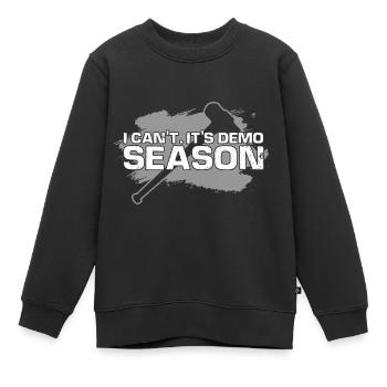 Démolition et rénovation de maisons - Sweat Premium enfant bio - noir - Devant - AI Model Kid Female (0cm)