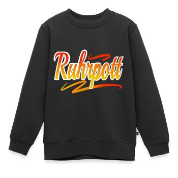 Ruhrpott - Kinder Premium Organic Sweatshirt - Schwarz - Vorne - AI Model Kid Female (0cm)