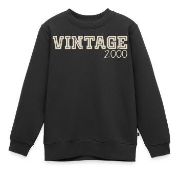 Vintage 2000 Original 2000 Rétro 2000 Cadeau 2000 - Sweat Premium enfant bio - noir - Devant - AI Model Kid Female (0cm)