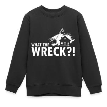 Démolition et rénovation de maisons - Sweat Premium enfant bio - noir - Devant - AI Model Kid Female (0cm)