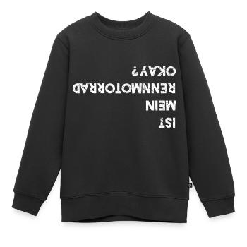 Ist Mein Rennmotorrad Okay Motorradfahrer Motorrad - Kinder Premium Organic Sweatshirt - Schwarz - Vorne - AI Model Kid Female (0cm)
