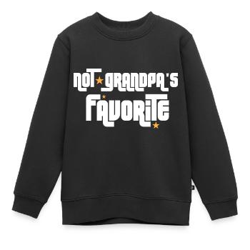 Pas le petit-enfant préféré de grand-père petit-enfant - Sweat Premium enfant bio - noir - Devant - AI Model Kid Female (0cm)