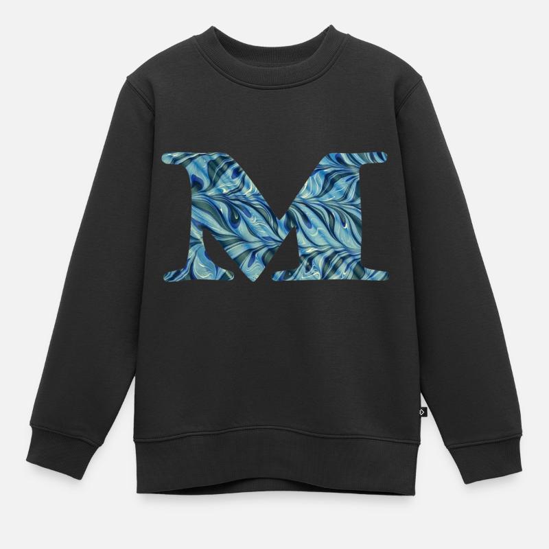 M 51 - Sweat Premium enfant bio - noir