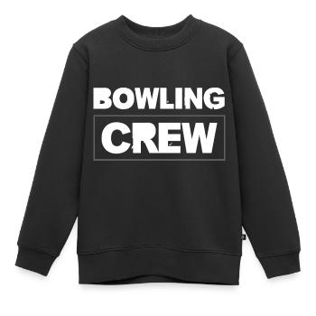 Équipe de bowling - Sweat Premium enfant bio - noir - Devant - AI Model Kid Female (0cm)