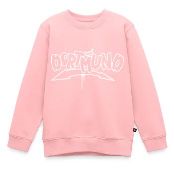 Dortmund Graffiti - Kinder Premium Organic Sweatshirt - Rosa - Vorne - AI Model Kid Female (0cm)