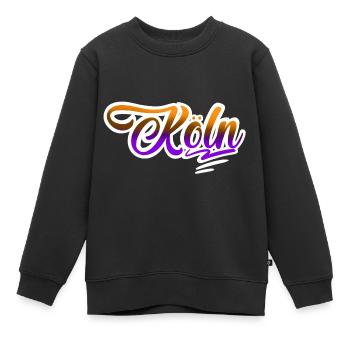 Cologne - Sweat Premium enfant bio - noir - Devant - AI Model Kid Female (0cm)